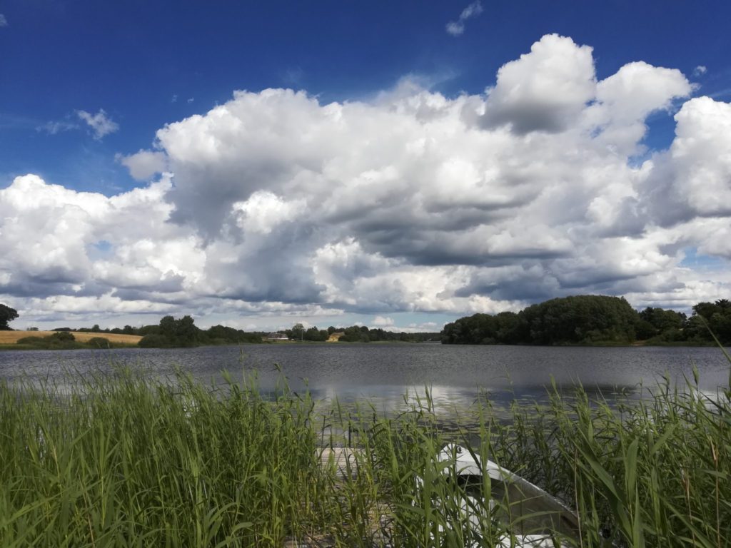 Øvre Mølle ådal. Udsigt over Bastrup sø. En skøn Naturoplevelse.